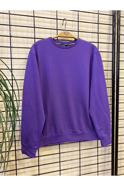 Süperlife Erkek Bisiklet Yaka Regular Fit İnce Sweatshirt SPR 20K30