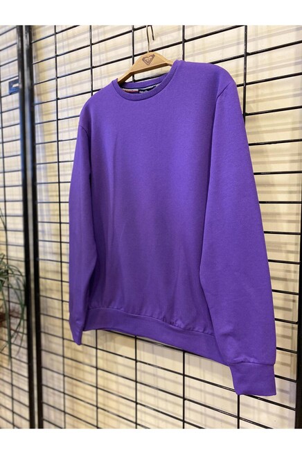 Süperlife Erkek Bisiklet Yaka Regular Fit İnce Sweatshirt SPR 20K30