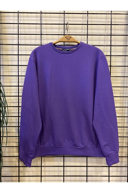 Süperlife Erkek Bisiklet Yaka Regular Fit İnce Sweatshirt SPR 20K30