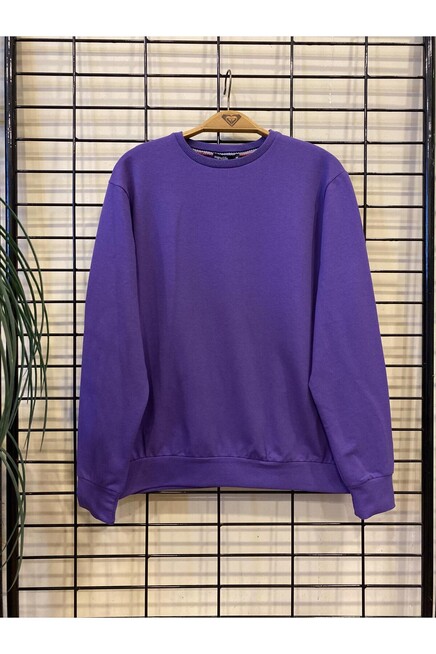 Süperlife Erkek Bisiklet Yaka Regular Fit İnce Sweatshirt SPR 20K30