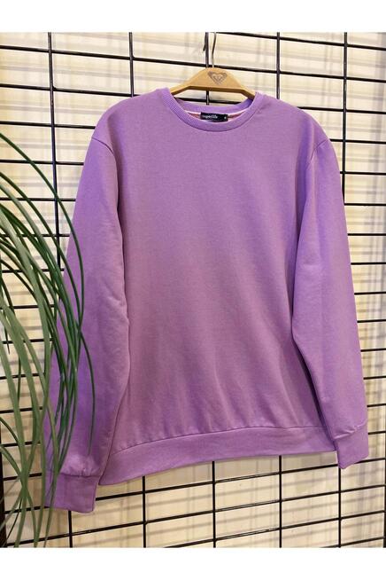 Süperlife Erkek Bisiklet Yaka Regular Fit İnce Sweatshirt SPR 20K30