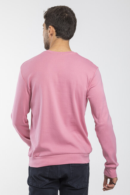 Süperlife Erkek Bisiklet Yaka Slim Fit İnce Sweatshirt SPR 20K17