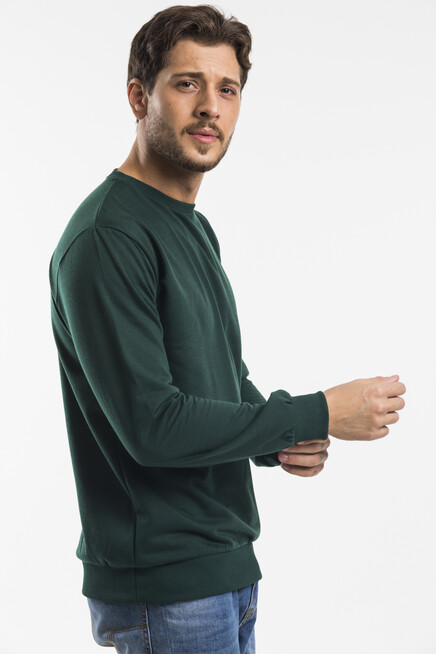 Süperlife Erkek Bisiklet Yaka Regular Fit İnce Sweatshirt SPR 20K30