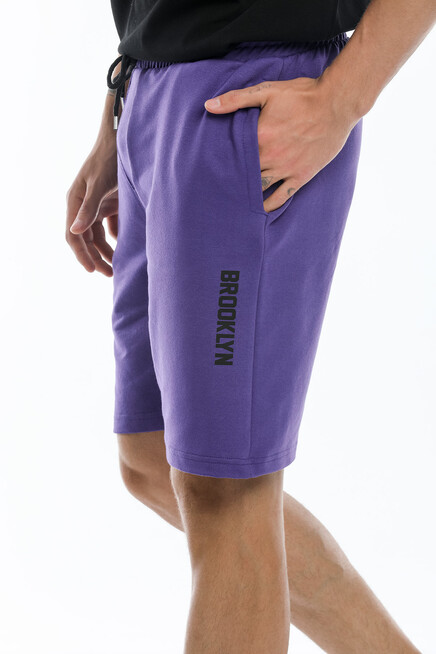 Süperlife Erkek Regular Fit Brooklyn Baskılı Şort SPR 208 