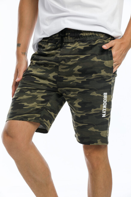 Süperlife Erkek Regular Fit Brooklyn Baskılı Şort SPR 208 