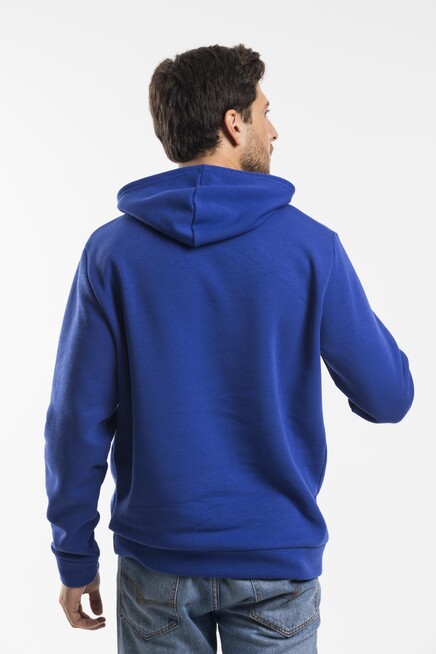 Süperlife Kapşonlu Uzun Kollu Baskılı Dar Kalıp İnce Erkek Sweatshirt SPR 2019K61