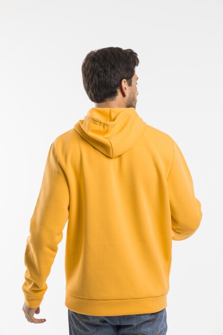 Süperlife Kapşonlu Uzun Kollu Baskılı Dar Kalıp İnce Erkek Sweatshirt SPR 2019K61