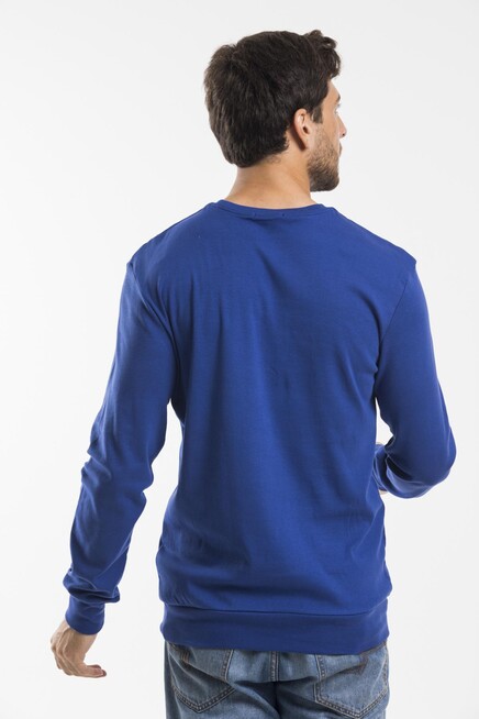 Süperlife Bisiklet Yaka Uzun Kollu Dar Kalıp İnce  Erkek Sweatshirt SPR2019K18