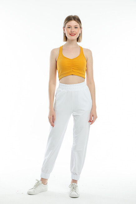 Süperlife Kadın Crop Slim Fit Atlet-Tişort SPR21Y18