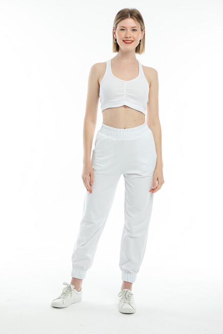 Süperlife Kadın Crop Slim Fit Atlet-Tişort SPR21Y18