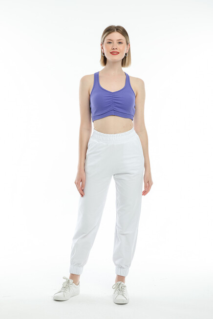 Süperlife Kadın Crop Slim Fit Atlet-Tişort SPR21Y18