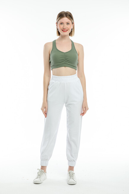 Süperlife Kadın Crop Slim Fit Atlet-Tişort SPR21Y18