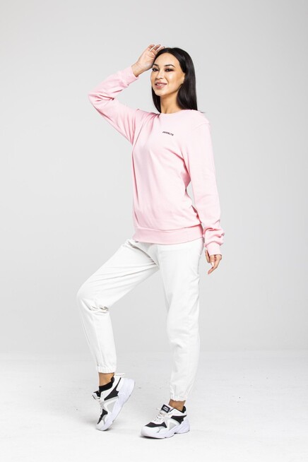 Süperlife Bisiklet Yaka Uzun Kollu Dar Kalıp İnce Sweatshirt SPR21K18