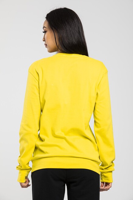 Süperlife Bisiklet Yaka Uzun Kollu Dar Kalıp İnce Sweatshirt SPR21K18