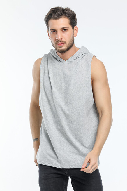 Süperlife Erkek Kapşonlu Standart &Regular Kalıp Fit Tişort SPR21Y04