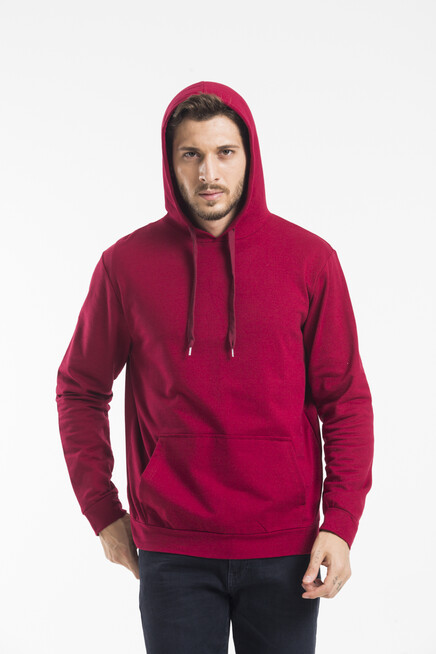 Süperlife Erkek Kapşonlu Regular Fit İnce Sweatshirt SPR 20K55
