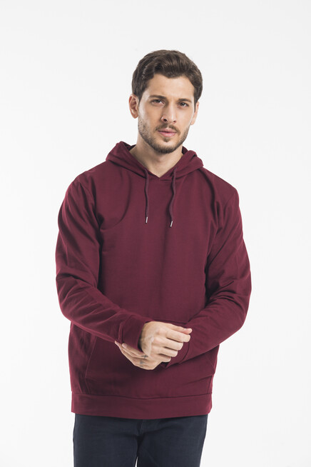 Süperlife Erkek Kapşonlu Regular Fit İnce Sweatshirt SPR 20K55