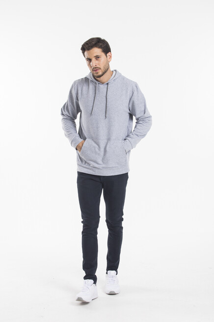 Süperlife Erkek Kapşonlu Regular Fit İnce Sweatshirt SPR 20K55