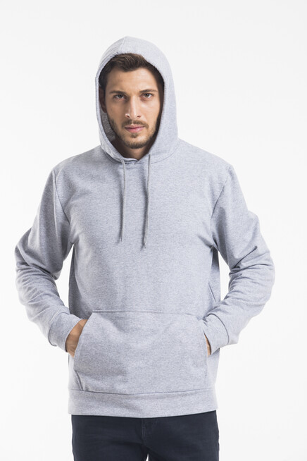 Süperlife Erkek Kapşonlu Regular Fit İnce Sweatshirt SPR 20K55
