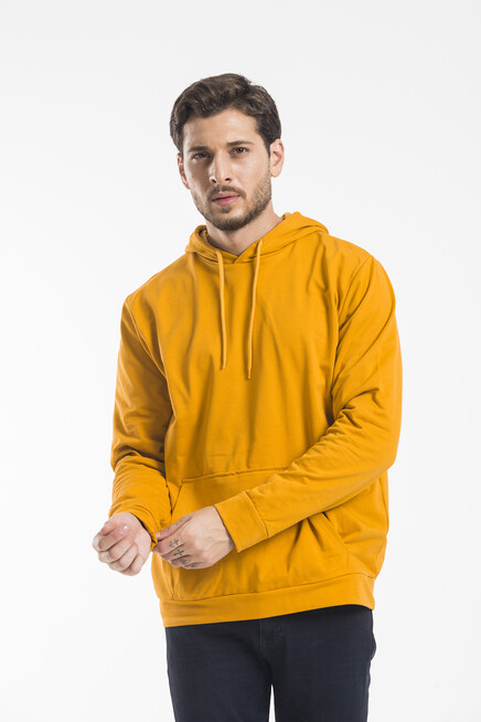 Süperlife Erkek Kapşonlu Regular Fit İnce Sweatshirt SPR 20K55