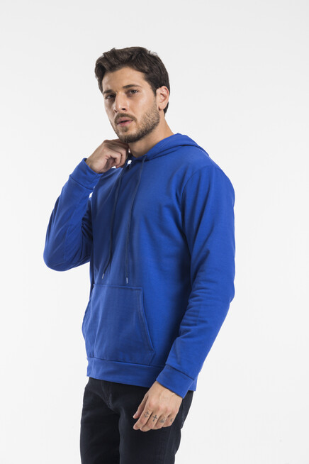 Süperlife Erkek Kapşonlu Regular Fit İnce Sweatshirt SPR 20K55