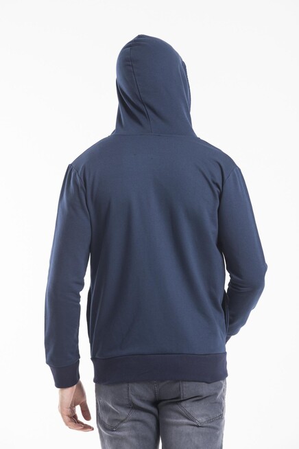 Süperlife Erkek Kapşonlu Regular Fit Yan Cepli İnce Hırka SPR 20K62
