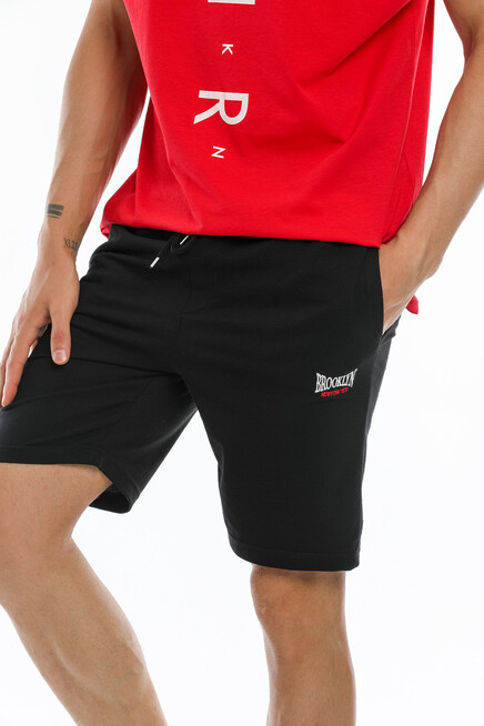 Süperlife Erkek Regular Fit Nakışlı Brooklyn Şort SPR21Y57