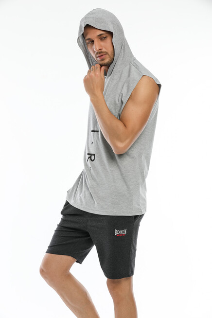 Süperlife Erkek Regular Fit Nakışlı Brooklyn Şort SPR21Y57