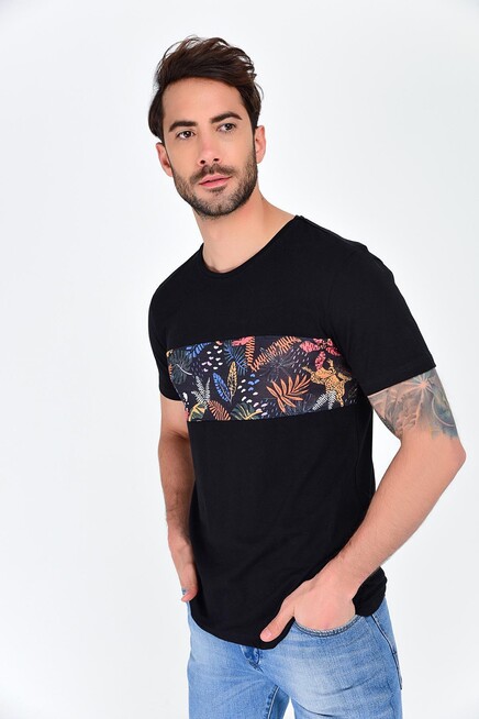Erkek Önü Desenli tişort