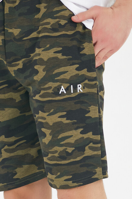 Süperlife Erkek  Dar Kalıp Air Baskılı Şort SPR21Y52