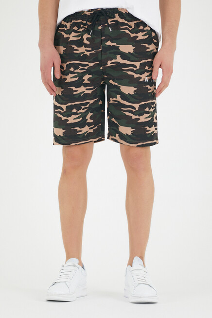 Süperlife Erkek  Dar Kalıp Air Baskılı Şort SPR21Y52