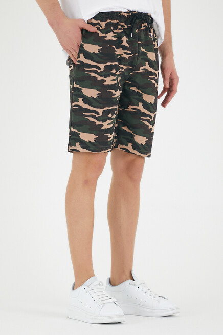 Süperlife Erkek  Dar Kalıp Air Baskılı Şort SPR21Y52