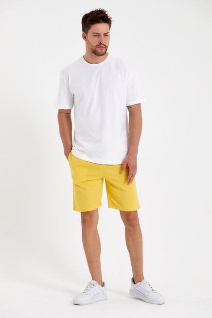 Süperlife Erkek  Dar Kalıp Air Baskılı Şort SPR21Y52