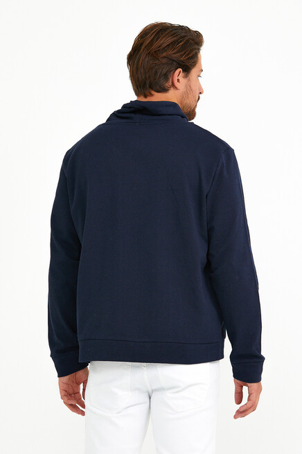 Süperlife Erkek Şal Yaka Regular Fit Brooklyn İnce Sweatshirt SPR22SW142