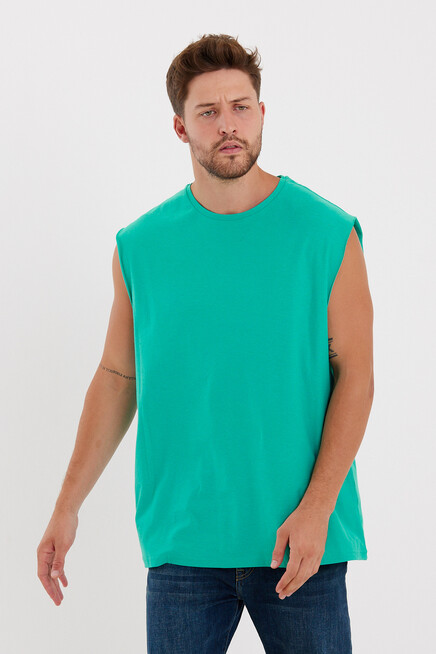 Süperlife Erkek Bisiklet Yaka Standart &Regular Kalıp Tişort SPR21Y03