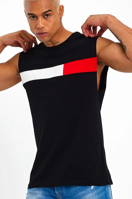 Süperlife Erkek Bisiklet Yaka Regular Fit Garnili Tişort SPR23AT346