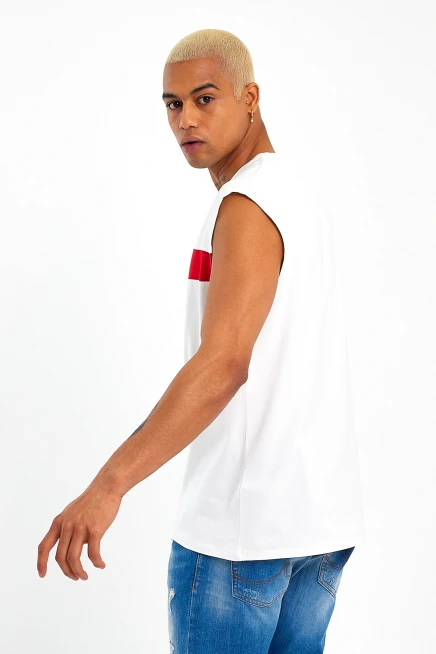 Süperlife Erkek Bisiklet Yaka Regular Fit Garnili Tişort SPR23AT346