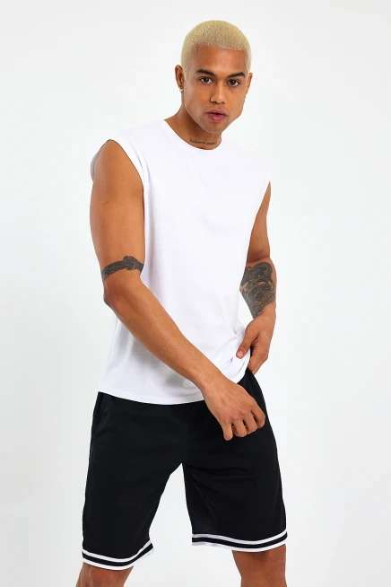 Süperlife Erkek Bisiklet Yaka Regular Fit Tişort SPR23AT340