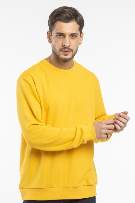 Süperlife Erkek Bisiklet Yaka Regular Fit İnce Sweatshirt SPR 20K30