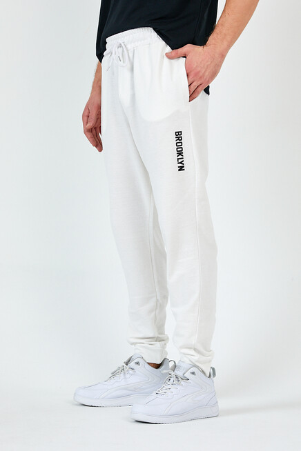 Süperlife Erkek Regular Fit Broklyn Baskılı İnce Eşofman Altı SPR 203 