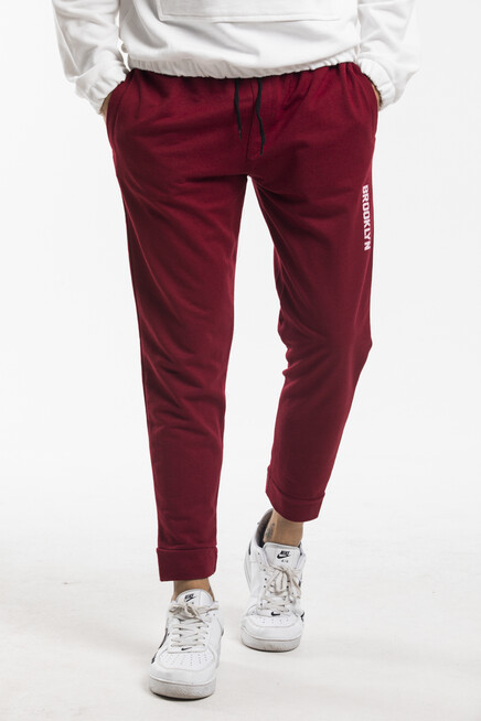 Süperlife Erkek Regular Fit Broklyn Baskılı İnce Eşofman Altı SPR 203 