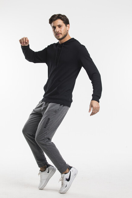 Süperlife Erkek Regular Fit Broklyn Baskılı İnce Eşofman Altı SPR 203 