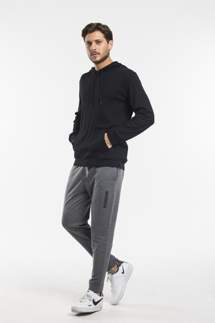 Süperlife Erkek Regular Fit Broklyn Baskılı İnce Eşofman Altı SPR 203 