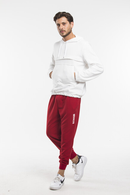 Süperlife Erkek Regular Fit Broklyn Baskılı İnce Eşofman Altı SPR 203 