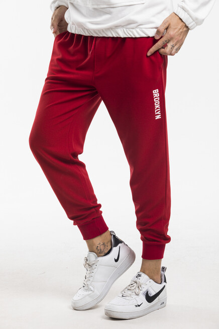 Süperlife Erkek Regular Fit Broklyn Baskılı İnce Eşofman Altı SPR 203 