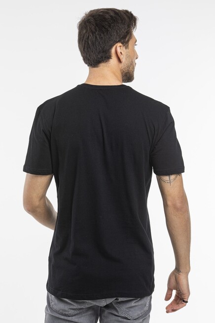 Süperlife Erkek Bisiklet Yaka Dar Kalıp Baskılı Tişort SPR 261