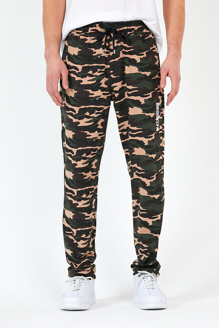 Süperlife Erkek Regular Fit Broklyn Baskılı İnce Eşofman Altı SPR 205