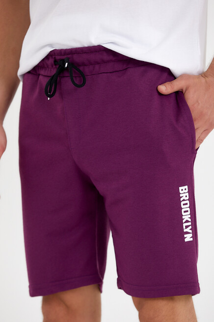 Süperlife Erkek Regular Fit Brooklyn Baskılı Şort SPR 208 