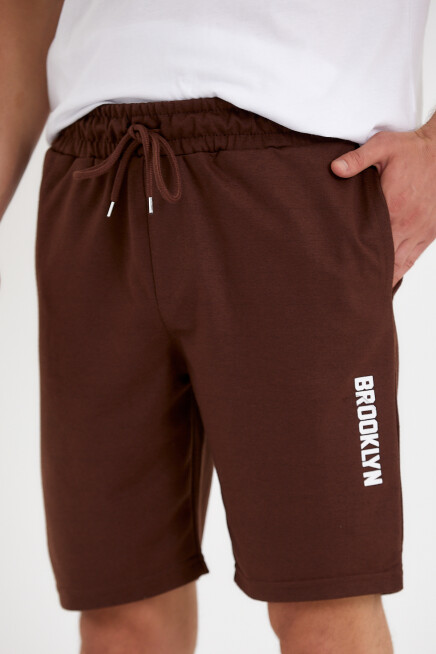 Süperlife Erkek Regular Fit Brooklyn Baskılı Şort SPR 208 