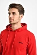 Süperlife Kapşonlu Uzun Kollu Baskılı Dar Kalıp İnce Erkek Sweatshirt SPR 2019K61